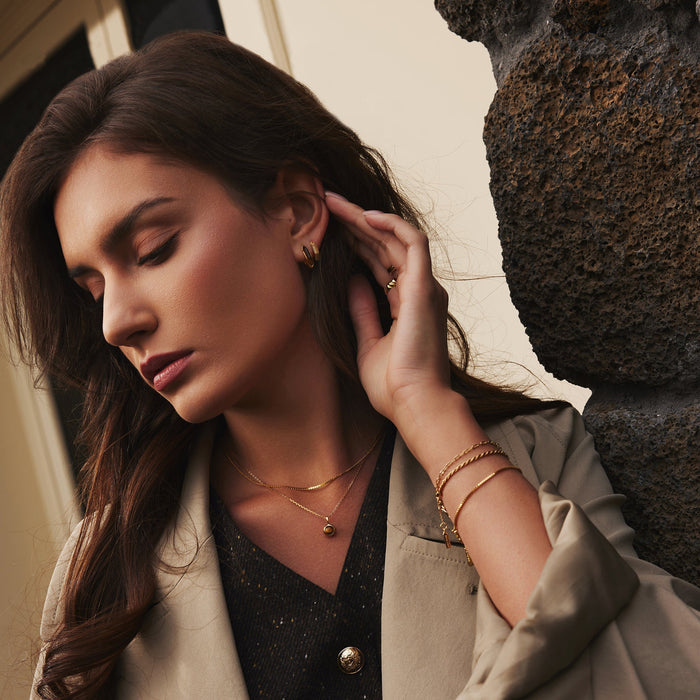 Ania Haie Gold Flat S Link Chain Necklace