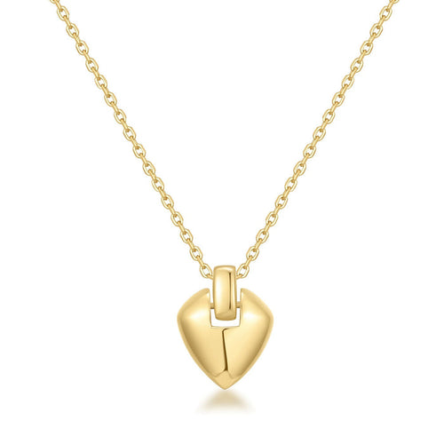 Ania Haie Gold Shield Pendent Necklace
