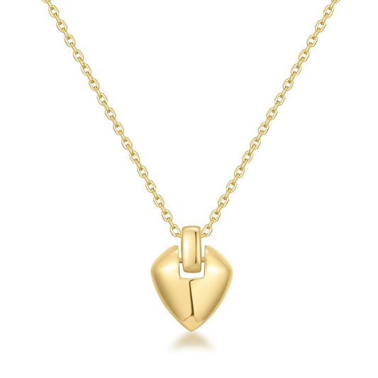 Ania Haie Gold Shield Pendent Necklace