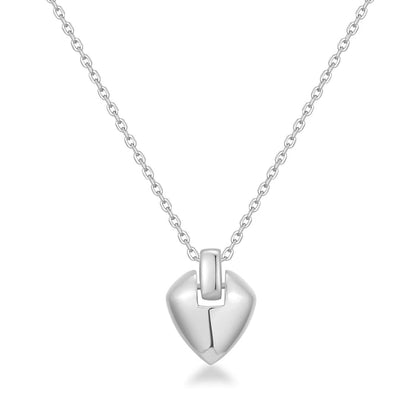 Ania Haie Silver Shield Pendent Necklace