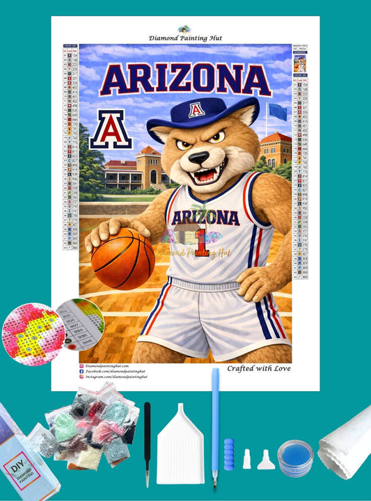 Arizona Wildcats Mascot Diamond Painting