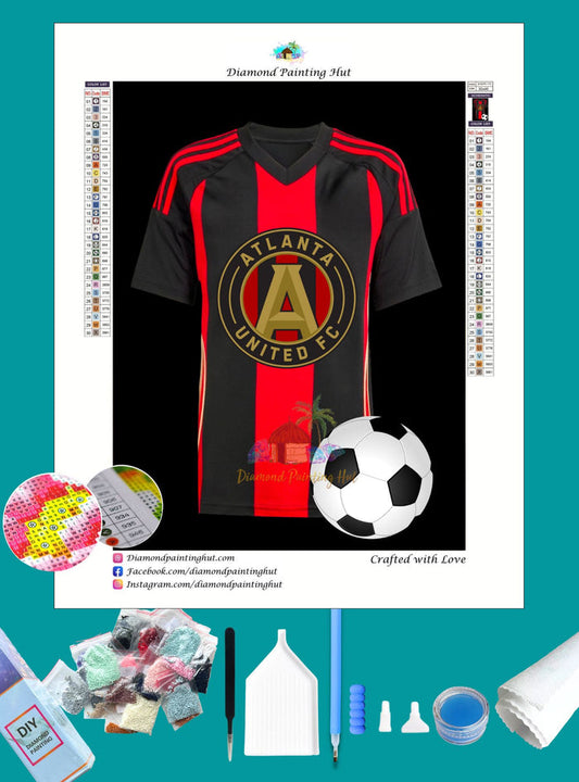 Atlanta United MLS Jersey Diamond Painting