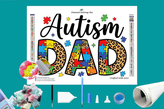 Autism Dad Diamond Painting
