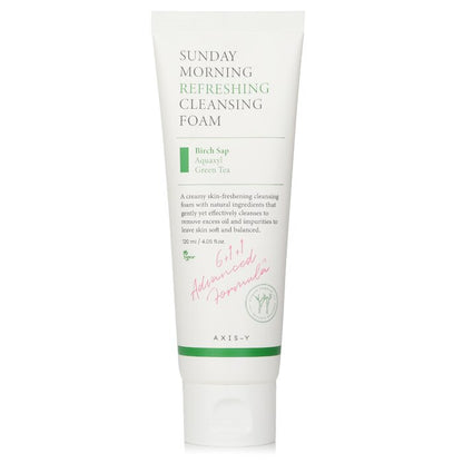 AXIS-Y Sunday Morning Refreshing Cleansing Foam (120ml) - Kiyoko Beauty