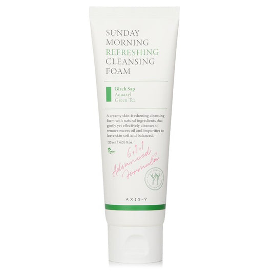AXIS-Y Sunday Morning Refreshing Cleansing Foam (120ml) - Kiyoko Beauty