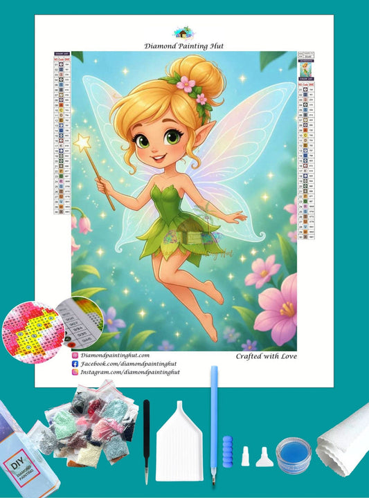 Bell Fairy Diamond Painting