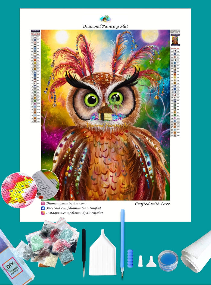 Bird of Night Diamond Painting