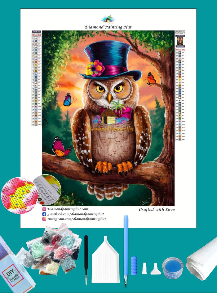 Bird of Night Diamond Painting
