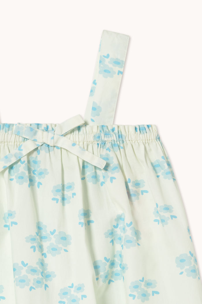 Blossoms Nightgown Dress in Off White