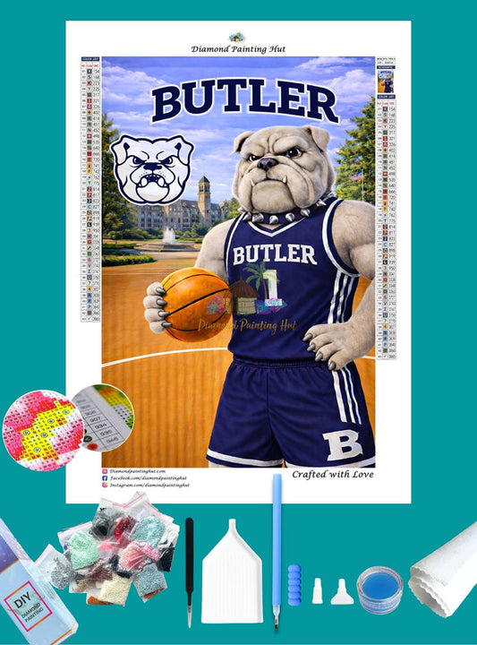 Butler Bulldogs Mascot Diamond Painting