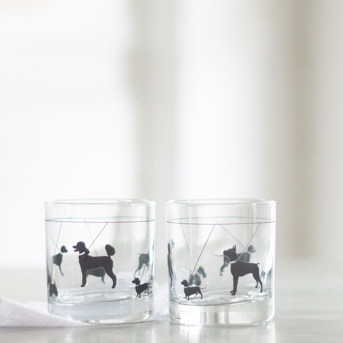 Canine Rocks Glass