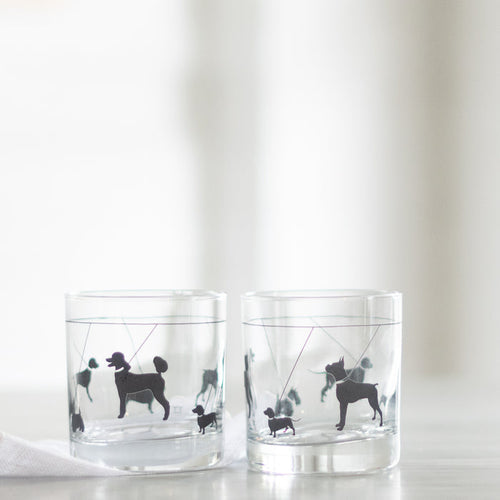 Canine Rocks Glass