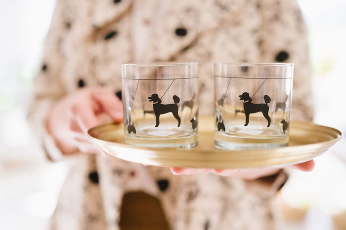 Canine Rocks Glass