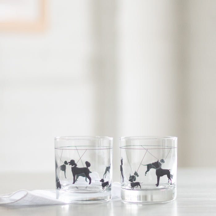 Canine Rocks Glass