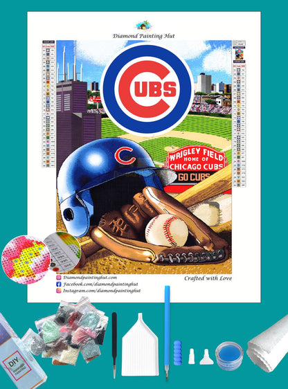 Cubs MLB Home Diamond Painting-Diamond Painting Hut