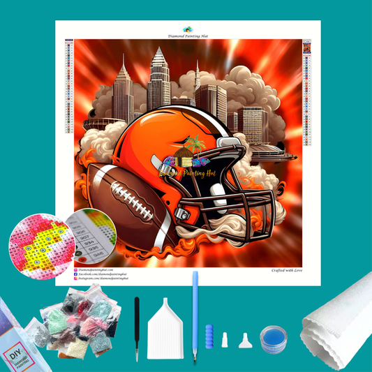 Cleveland NFL Football Diamond Painting