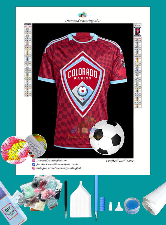 Colorado Rapids MLS Jersey Diamond Painting