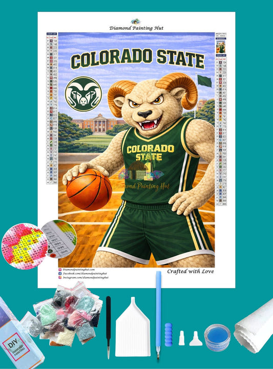 Colorado State Rams Mascot Diamond Painting