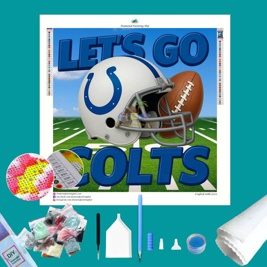 Colts NFL Let's Go Diamond Painting