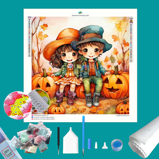 Halloween Couple Diamond Painting