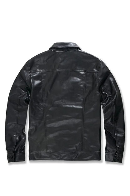 JORDAN CRAIG-ITHRILLER TRUCKER JACKET (BLACK)-JJ1218