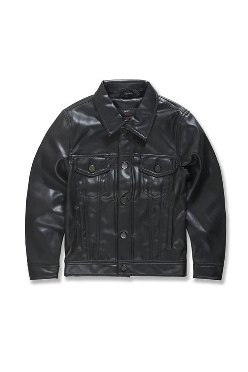 JORDAN CRAIG-KIDS THRILLER TRUCKER JACKET (BLACK)-2560B