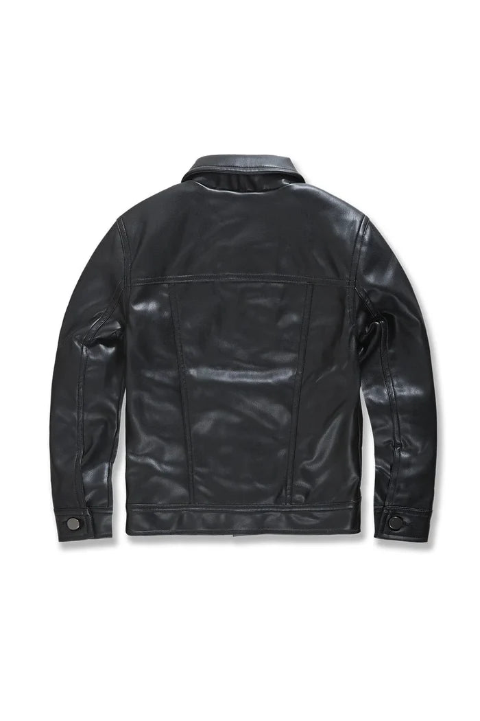 JORDAN CRAIG-KIDS THRILLER TRUCKER JACKET (BLACK)-2560B