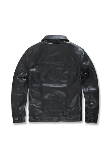 JORDAN CRAIG-KIDS THRILLER TRUCKER JACKET (BLACK)-2560B
