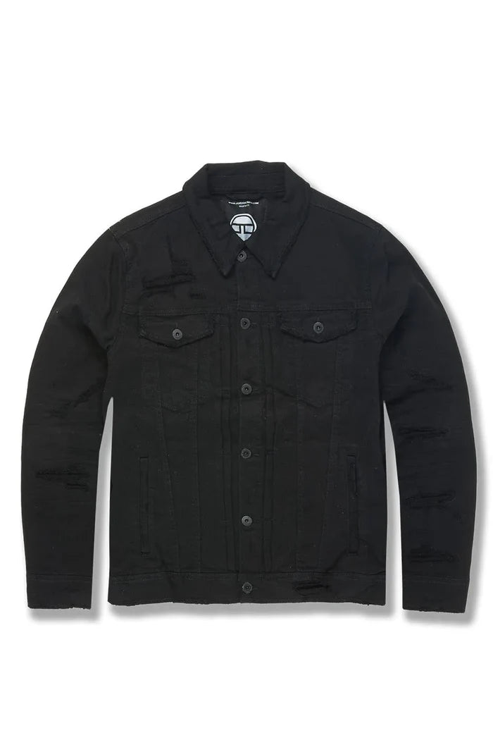 JORDAN CRAIG-TRIBECA TWILL TRUCKER JACKET (BLACK)JJ990R
