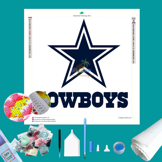 Dallas Cowboys Logo Diamond Painting
