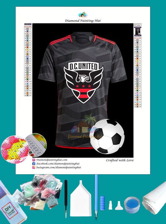D.C. United MLS Jersey Diamond Painting