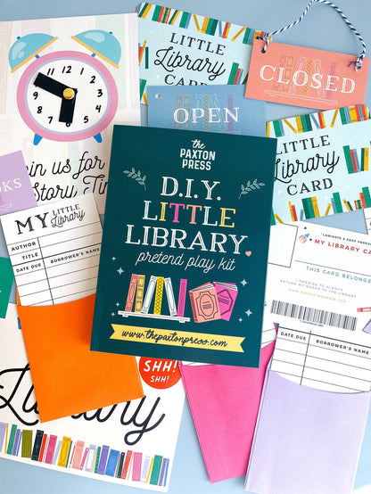 D.I.Y. Little Library Pretend Play Kit