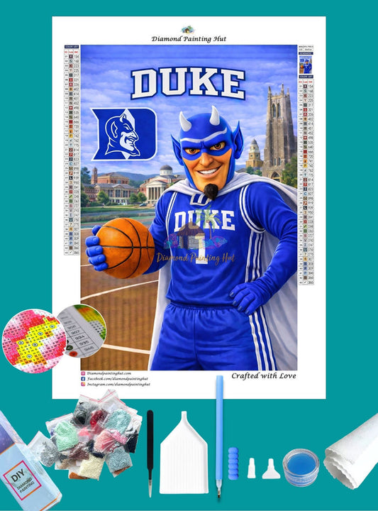 Duke Blue Devils Mascot Diamond Painting