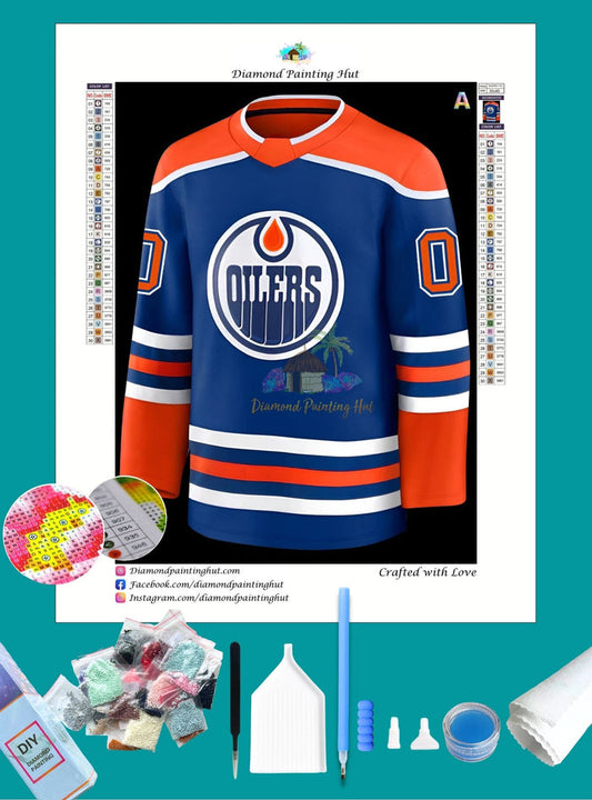 Edmonton NHL Jersey Diamond Painting