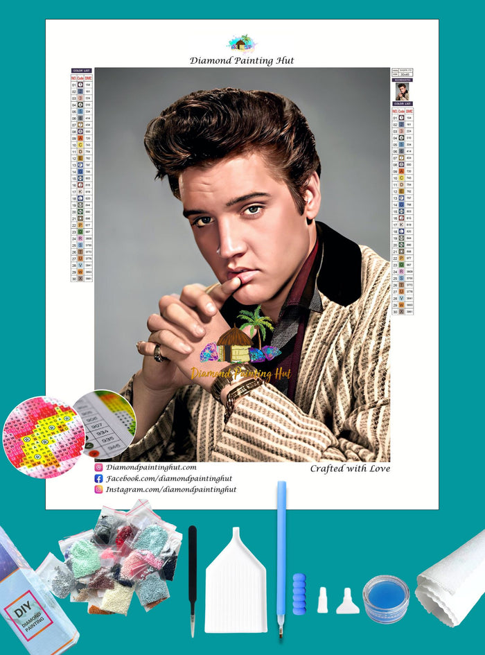 Elvis Portrait Diamond Painting