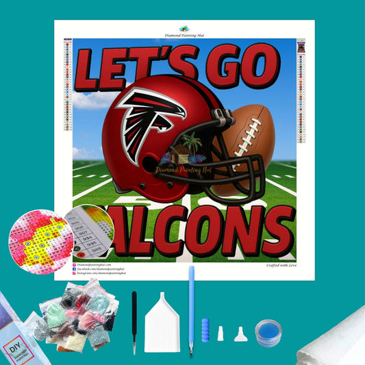 Falcons NFL Let's Go Diamond Painting