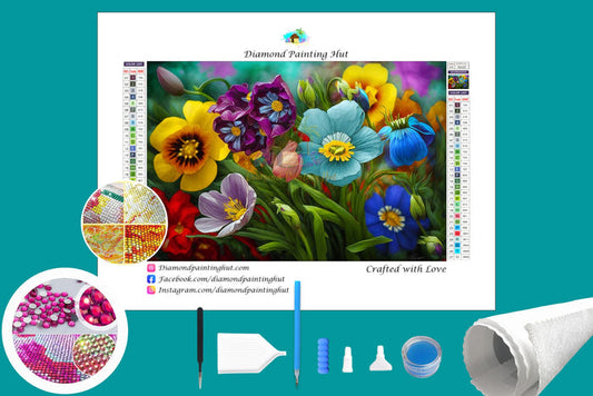 FlowersCrystalDiamondPainting