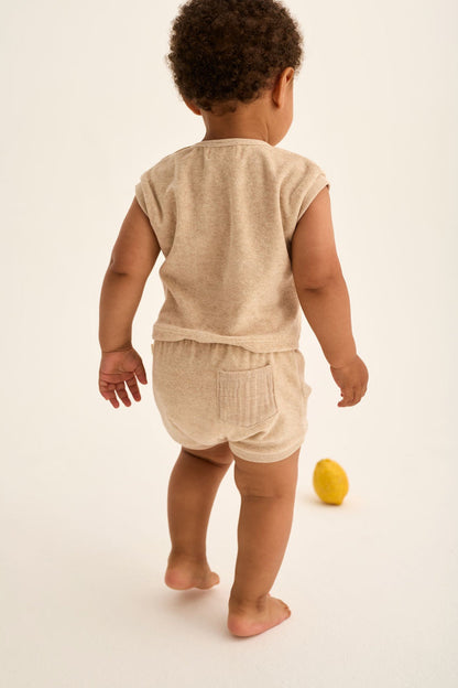 Gage Baby T-Shirt in Beige