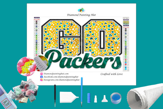 GO PACKERS Diamond Painting-Diamond Painting Hut