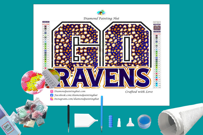 GO RAVENS Diamond Painting-Diamond Painting Hut
