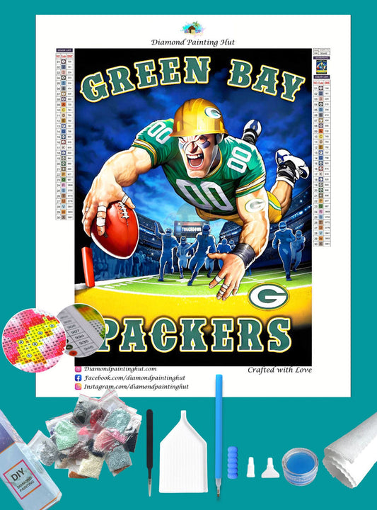 Green Bay Packers NFL Diamond Painting-Diamond Painting Hut