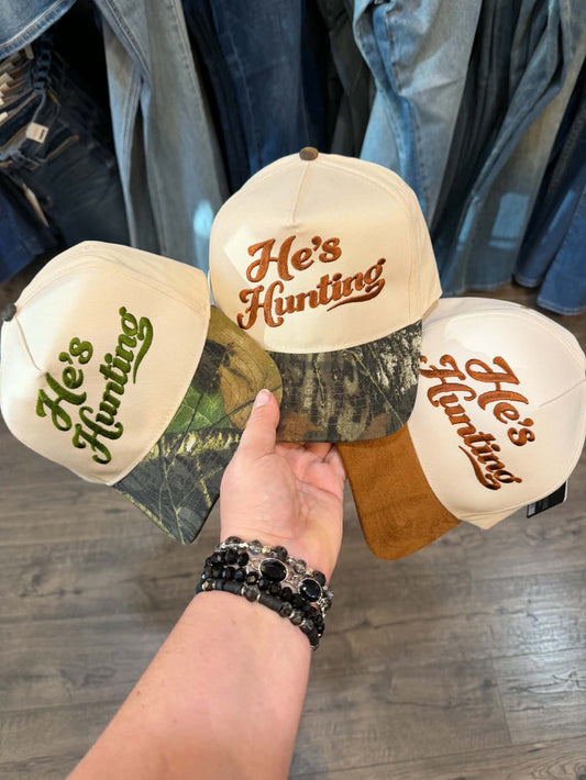 He's Hunting