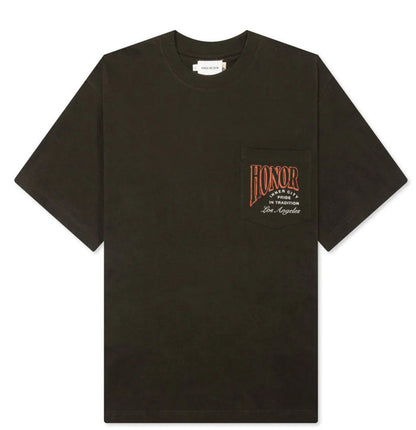 HONOR THE GIFT B-SUMMER HTG CIGAR LABEL SHORT SLEEVE TEE - BLACK-HTG240245