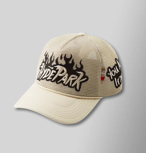 HYDEPARK-NOTHING BUT NET TRUCKER - CREAM/ BLACK