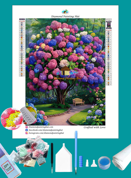 Hydrangea Diamond Painting