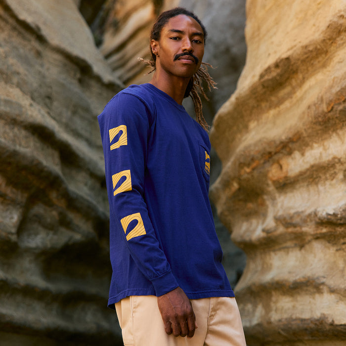 Icon Logo Long Sleeve Pocket Tee
