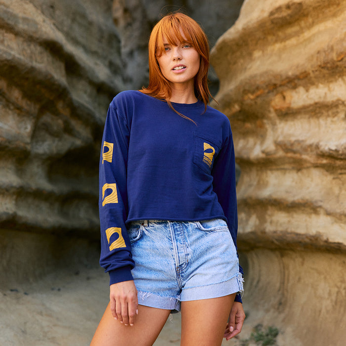 Icon Logo Long Sleeve Pocket Tee