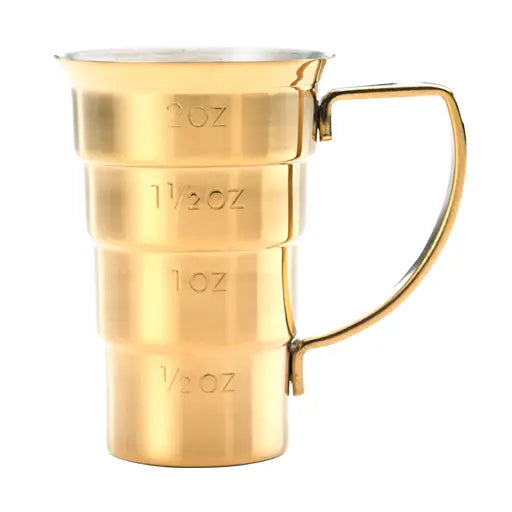 Jigger - Gold/SS with handle