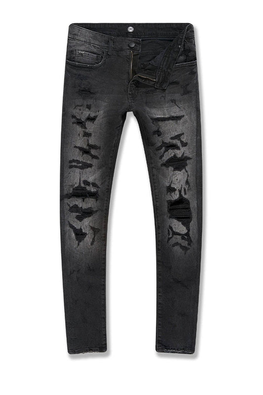 JORDANCRAIG-BIG MEN'S MARTIN ELMHURST DENIM (BLACK SHADOW)-JT1208