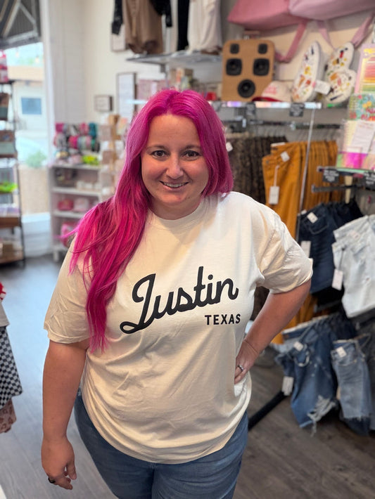 Justin, Texas Graphic Tee